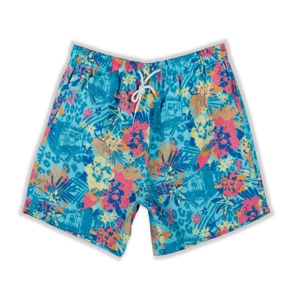 Tropical Print Swim Shorts